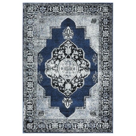 Safavieh 2 ft.-7 in. x 5 ft. Vintage Hamadan Area RugBlue & Grey VTH219M-3